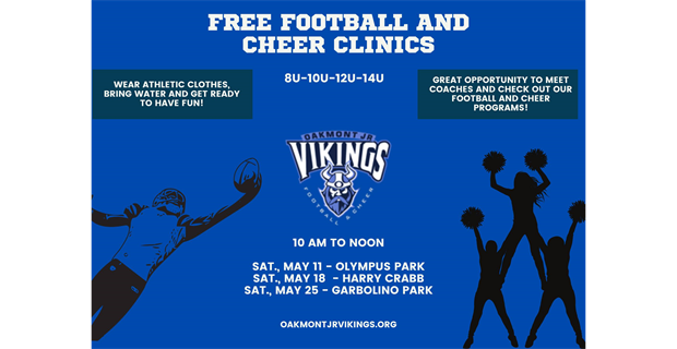 Free Football and Cheer Clinics!